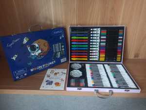 Crayon Set 113pcs / Krayon Mewarnai Anak 113pcs / Crayon Koper / Krayon Pensil Warna Alat Lukis Anak Pensil Warna Art Set