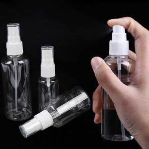 20PCS 10-200ml PET Refillable Spray Bottles Transparent Plastic Perfume Atomizer Mini Bottle Portable Travel Accessories