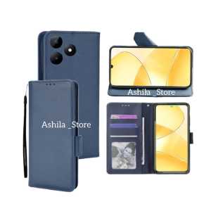 Realme C51/Realme C51S Case Dompet Flip Cover Leather Premium Casing Sarung Buku HP