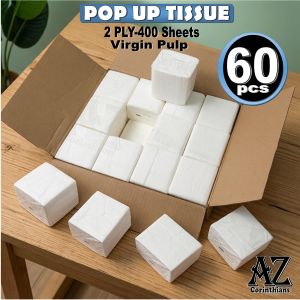 Pop Up Tissue 60 pcs-Virgin Material