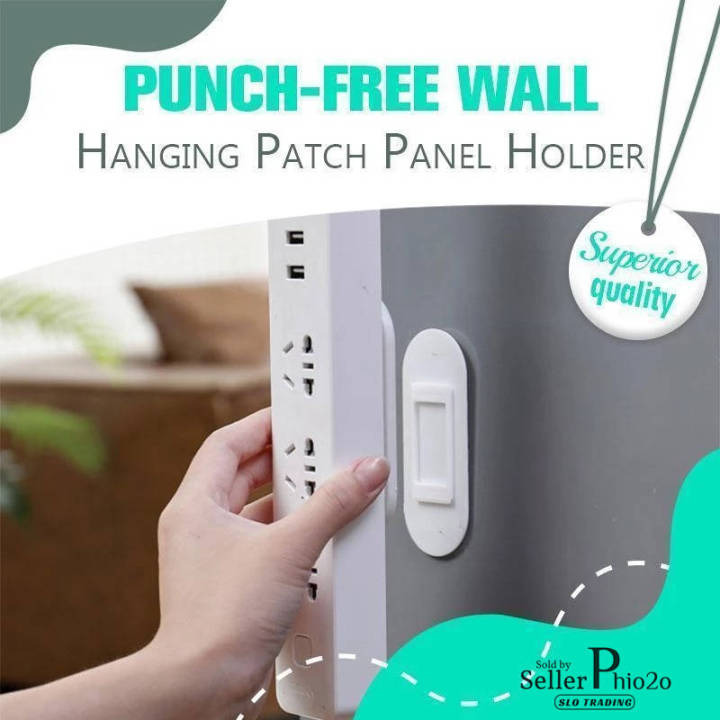 1pcs Socket Holder Wall Sticker Wall Hanging Storage Seamless Socket ...