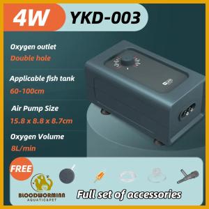 YEE AQUARIUM Adjustable Aquarium Air Pump Oxygen Aerator for Fish Tank 可调节水族箱空气泵鱼缸增氧泵(READY STOCK)