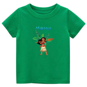 Tshirt kids kaos atasan oblong sablon gambar karakter MOANA anak perempuan usia 1-12tahun