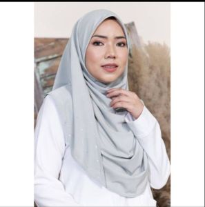 Tudung Instant Sarung Moscrepe Syurah Diomond