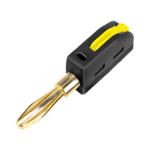 32A Quick Connection 4mm Banana Plug for High Current Applications with Antioxidation Materials Optimally Conductivity