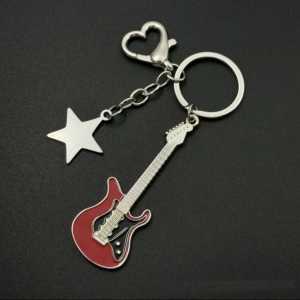 Gantungan Kunci Gitar Love Star Serbaguna Keychain Gitar Serbaguna