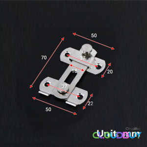 3" 4"Hasp Latch Lock Sliding Door Window Cabinet Fitting Room Stainless