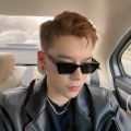 Slim Super Cool Sunglasses, European And American Retro Narrow Frame Korean Fashion Cat Eye Glasses太阳镜. 