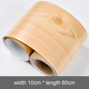 Wall Sticker Thickened Self-adhesive Wood Wallpaper Waterproof Moistureproof Furniture Renovated Table Cabinet Decor 100CM