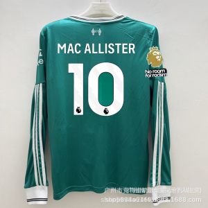 2526 Áo đấu Liverpool sân nhà và sân khách số 7 Verrtaz số 11 Salah áo bóng đá tay dài in trên