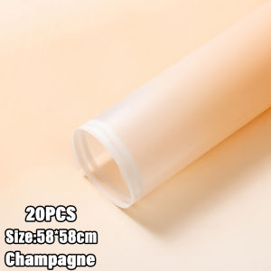 20in1 Pack Fading Gradient Wrappers Bouquet Wrapping Materials (Waterproof)Valentines Day