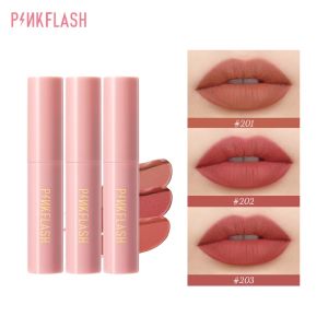 Pinks Pinkflash #OhMyKiss Airy Air Matte 3pcs Set Liquid Double Use Lipstick Waterproof Soft Comfortable Transfer-Proof Lip & Cheek Tint Lipstik Lipmatte Tint