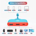 NEWDERY Switch Dock for Nintendo, Switch Docking Station for TV, Type C to 4K HDMI Hub Switch TV Adapter, Portable Travel PD Charging Dock for Nintendo Switch OLED/Steam Deck/Samsung DeX. 