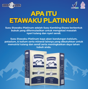 Etawaku Platinum 200 gr Susu Kambing Etawa Untuk Sesak Nafas dan Nyeri Sendi 1 Box