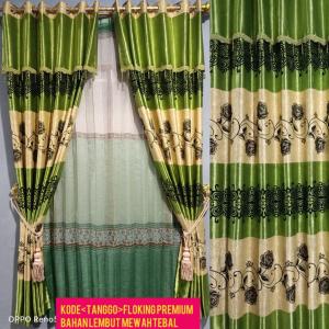 Bahan Blackout Bludru Gorden Pintu Dan Jendela Tirai Gorden smokring ponigabung
