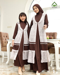 Baju Couple Keluarga Lebaran 2025 Series ETNIC COKLAT KOPI By MEMORA - Baju Lebaran 2025 Couple Keluarga  Amanah - Sarimbit Keluarga 2025 Lebaran