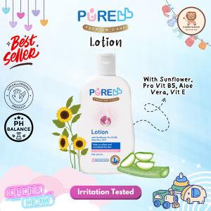 Pure BB Lotion 80ml With 3 Sunflower Seed Oil & Aloe Vera / Losion Bayi Hypoallergenic pH 5.5
