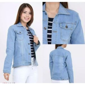 plus size Women’s Denim Jackets 🔥 High Quality Fashionable Local Seller First Delivery 🚚 women Denim jeans jeket long sleeve