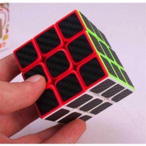 Rubic Rubik Magic Cube 3x3 Licin Motif Carbon macaron