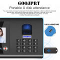 GOOJPRT Biometric Attendance System, Fingerprint, USB Reader, Time Clock Employee Control Electronic Equipment. 