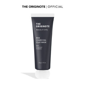 The Originote BHA Charcoal Clay Mask - Masker Wajah Mud Mask Eksfoliasi Mengangkat Sel Kulit Mati Menghilangkan Minyak Berlebih with