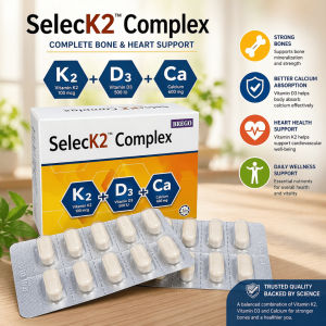SelecK2 60S Calcium K2 D3 [Bone Joint Health Tambah Kalsium Tulang Kuat 钙片 强化骨骼 补骨]