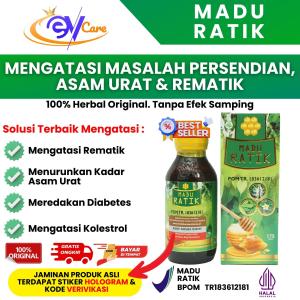 Madu Ratik Obat Sakit Pinggang Herbal Kesemutan Jari Kaku Rematik Asam Urat 175Gr