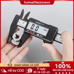 Krachtige 150mm Caliper Kỹ Thuật Số Điện Tử Kỹ Thuật Số Pachometer Sợi Carbon Vernier Gauge Micromet Đo Dụng Cụ Đo 6Inch