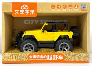 THE SPEAKING LANGUAGE OFF-ROAD VEHICLE TOY JEEP WITH SOUND ⁎T027⁎