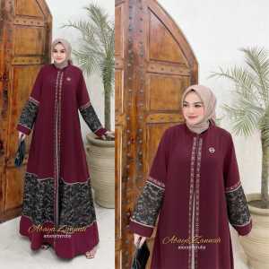 gamis abaya produk Amore by ruby edisi abaya zannah mix brocad manik swarovsky mewah