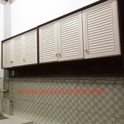 Lemari Dapur 6 Pintu (Tempel Dinding Gantung)