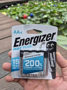 VỈ 4 viên pin tiểu AA Energizer Max PLUS 1.5V chính hãng