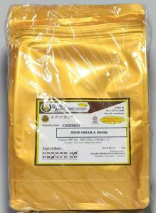 Bumbu Tabur 1 Kg Rasa Sour Cream & Onion - Cocok Untuk Aneka Snack Ayam Shihlin Penambah Rasa Aneka Makanan Dll Enak Dan Halal. Kemasan Alumunium Zip Lock.