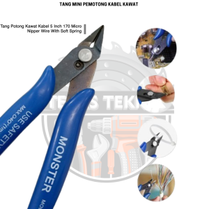 Tang Pemotong Kabel Kawat Multifungsi Cutter Nipper Mini Micro Wire 5 Inch