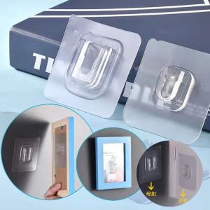 Double Sided Adhesive Transparent Suction Hook | 双面贴子母卡扣