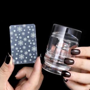 Reusable Nail Art Stamper Kit With Quick Switching Silicone Stamps And For Effortless Manicures Creative Designs