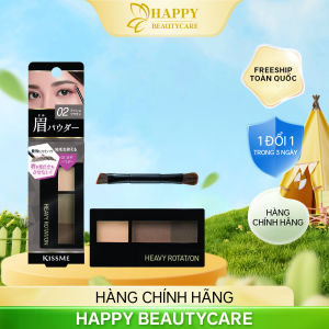 Bột Kẻ Lông Mày Siêu Mịn Chống Trôi Màu Kissme Heavy Rotation Natural Powder Eyebrow 2.3G ( 2 Màu )
