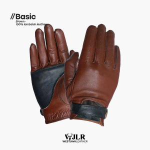 WJ Leather - Sarung Tangan Kulit Domba - Basic Cokelat
