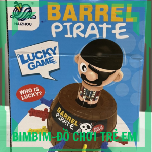 Đồ chơi đâm hải tặc kiếm hàng loại 1 - Funny game đồ chơi hải tặc Barrel Pirate