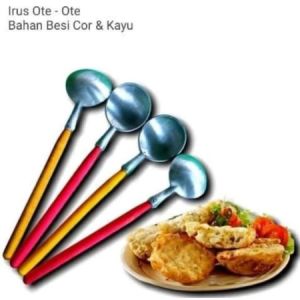 CETAKAN BAKWAN / CETAKAN OTE OTE / CETAKAN GORENG ALUMINIUM ANTI LENGKET GAGANG KAYU