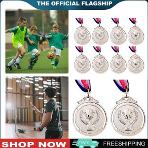 [LEAZEN]10ชิ้นทอง/เงิน/ทองแดงเหรียญรางวัลเหรียญที่มีคอริบบิ้นรางวัลนักเรียนรางวัลรูปแบบสำหรับความสามารถแสดงพรรคการแข่งขัน