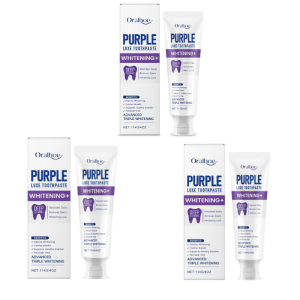 【Removes 250% Of Dental Plaque】Color Correcting Whitening Toothpaste/Remove Stain Yellow Fresh Breath Toothpaste