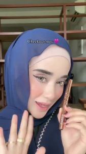 Gold Eyeliner Pen Waterproof Long Lasting Black Eyeliner Pen Kalis Air Hitam