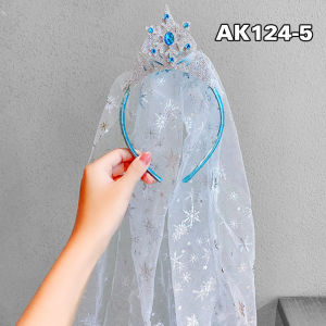 Bando Korea Anak Perempuan Aksen Elsa Frozen Aksesoris Bandana Rambut Palsu Fashion Anak Bayi Lucu AK124 ZIORRA