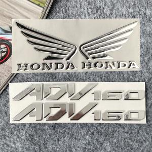 For Honda ADV150 ADV160 Adv 150 160 Motorcycle 3D Emblem Logo Sticker Wings 3D Resin Gel Body Decorative Decal Adv Motorcycle Accessories