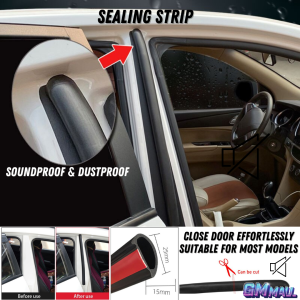 B PILLAR SEALING STRIP Car Door Pillar Rubber Seal Soundproof Door Seal Noise Insulation saga bezza myvi axia