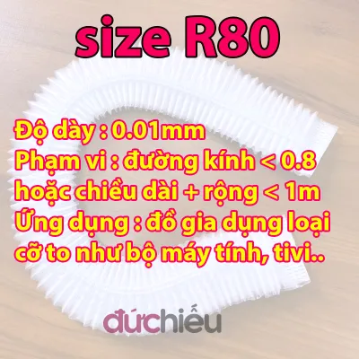 Màng bọc nilon che bụi đa năng băng keo che sơn che phủ ngăn bụi nhiều size – Đức Hiếu Shop
