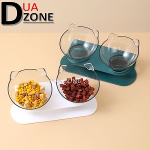 V-0027 High Quality Neck Protecting Pet Double Bowl