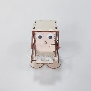TWINKLE1RobotEatingCoinsTeenagerStudentEarlyLearningCoinCashBanksToysDIYElectronicKitScienceEducationalBrain-trainingLaboratoryEquipmentPiggyBank