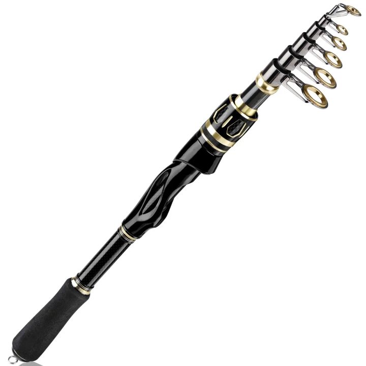 【original】 Plusinno Fishing Rod Telescopic Fishing Pole With Spinning Reels  Carbon Fiber Fishing Rod For Travel Saltwater Freshwater Lazada PH